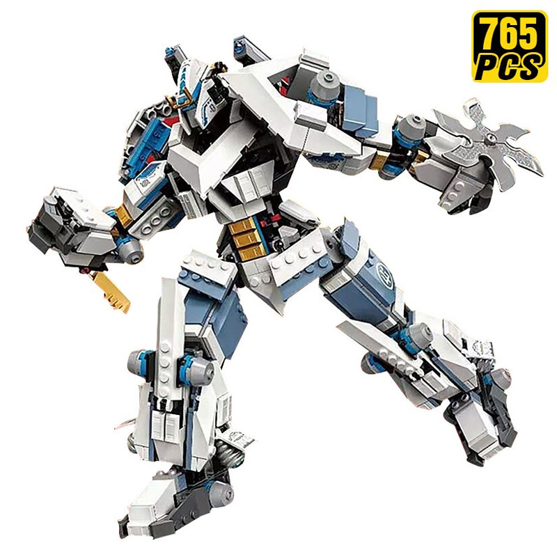 Đồ chơi mô hình lắp ráp trẻ em - Robot biến hình Supper Ninja với 765 Chi tiết - Qùa tặng bé trai bé gái - Nhựa ABS an t