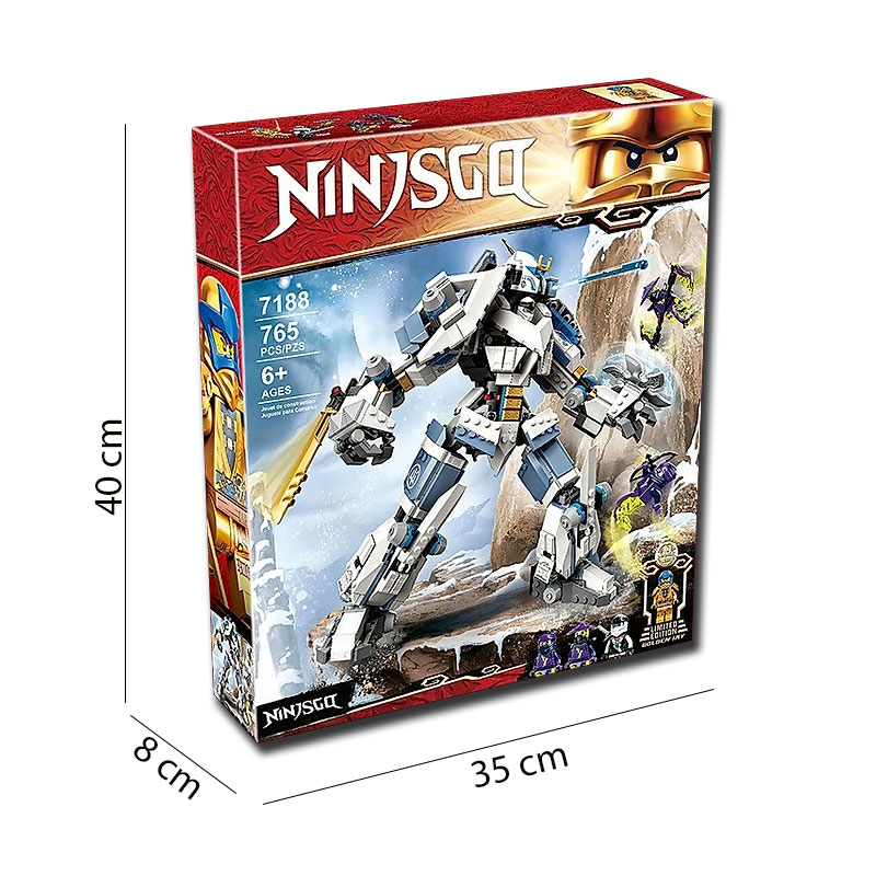 Đồ chơi mô hình lắp ráp trẻ em - Robot biến hình Supper Ninja với 765 Chi tiết - Qùa tặng bé trai bé gái - Nhựa ABS an t