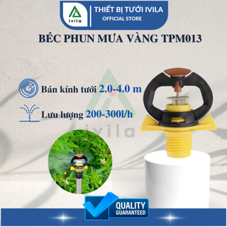 Béc tưới phun mưa vàng - Đầu tưới dùng cho hệ thống phun mưa - Tiện dụng, Lắp đặt dễ dàng - BH 12T