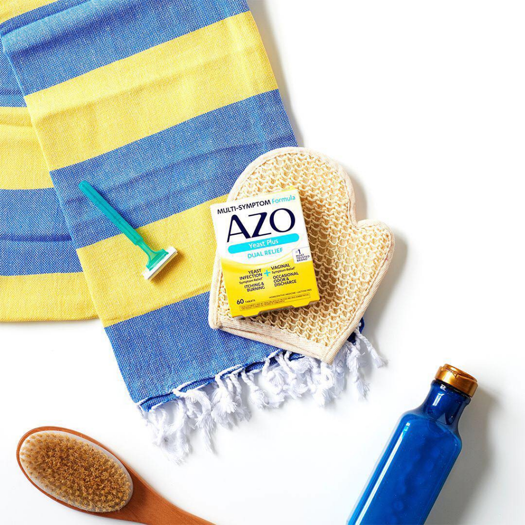 Viên AZO Yeast Plus giảm nhiễm trùng nấm men và triệu chứng âm đạo, giảm ngứa & nóng rát hộp 60 viên