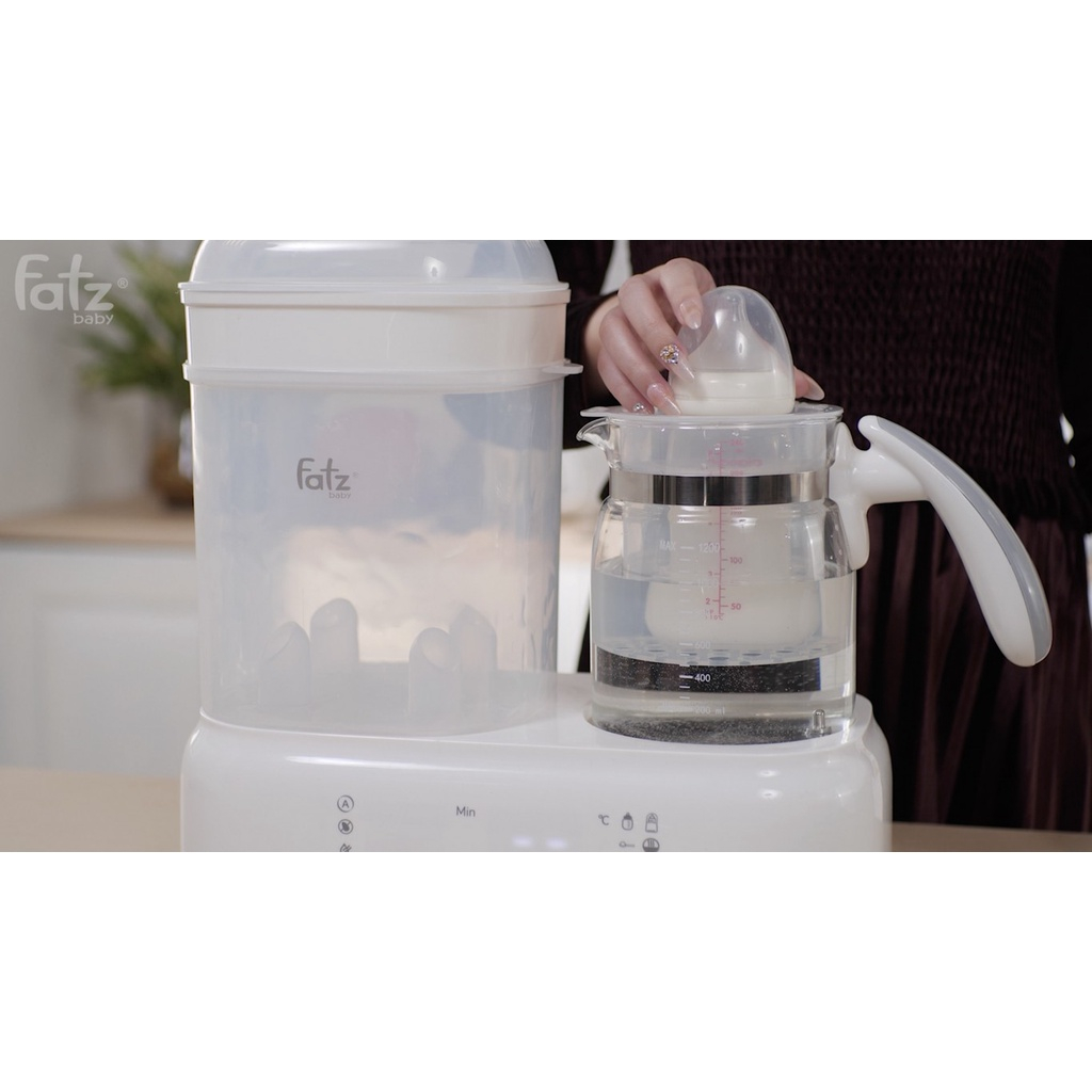 Máy tiệt trùng và hâm nước pha sữa điện tử đa năng Fatzbaby Multimax 2 FB9013SL