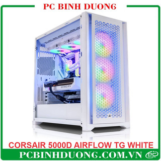 Vỏ Case Corsair 5000D Airflow TG (Mid Tower Màu Đen/White)