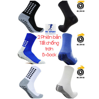 Tất chống trơn đế cao su cổ lửng B-sock Be-on 2 phiên bản nhiều màu sắc - Vớ thể thao