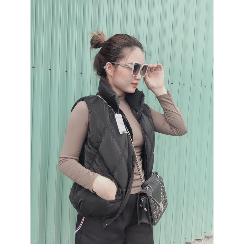 Áo phao gile nữ hot trend