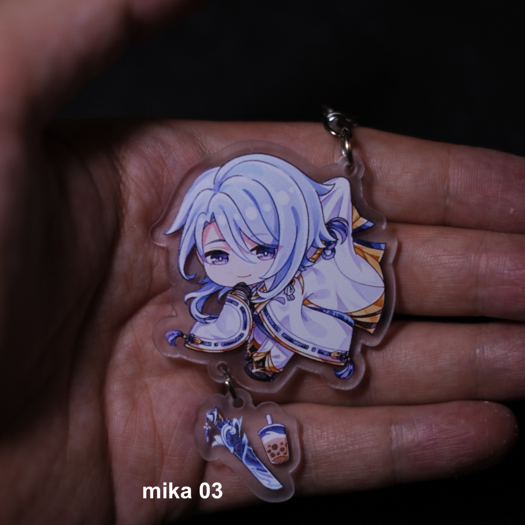 Móc khóa mica game Genshin Impact