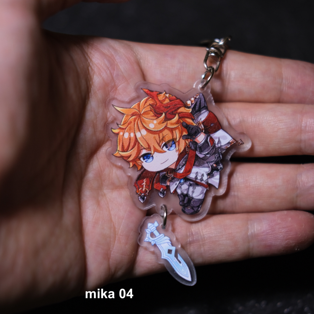 Móc khóa mica game Genshin Impact