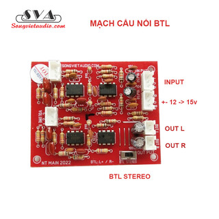 Mạch Nâng tiếng và Nối cầu BTL cho công suất
