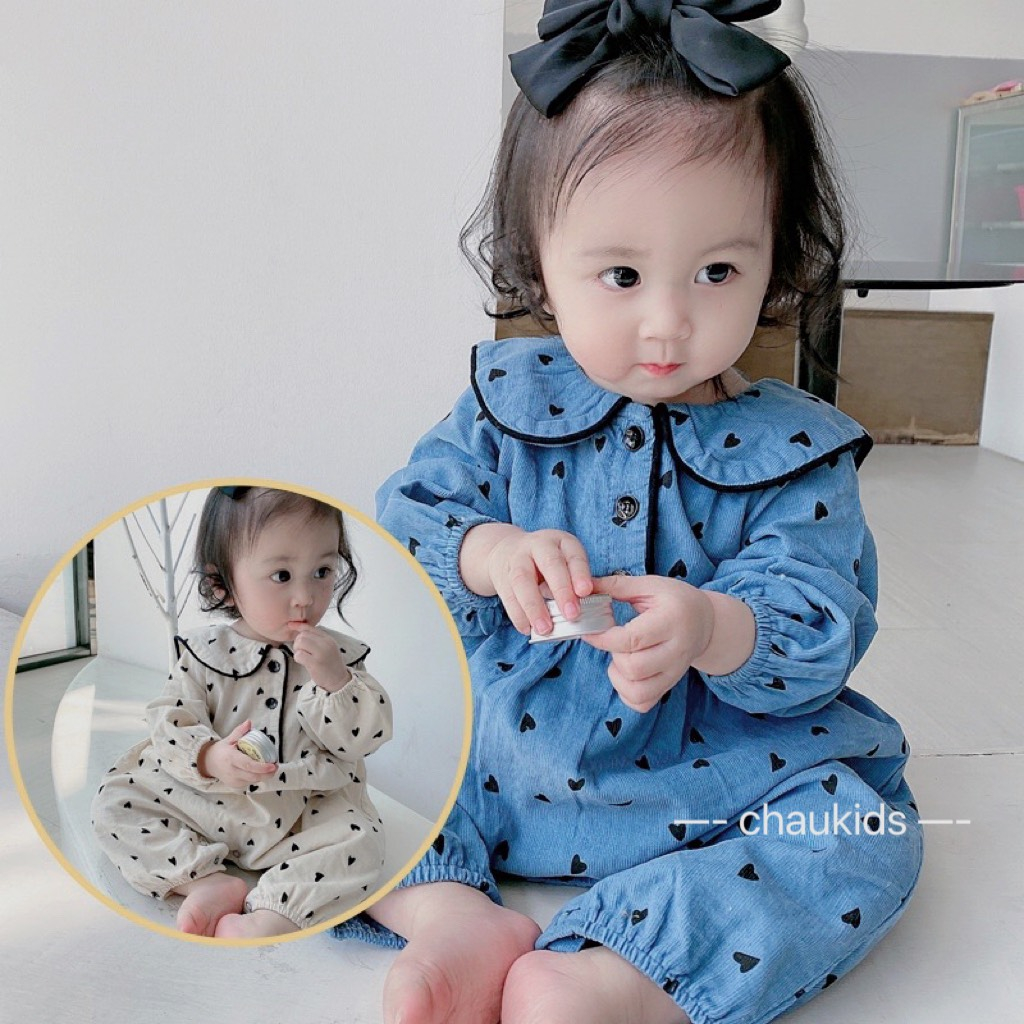 SALE BODY DÀI CỔ SEN HÌNH TIM BÉ GÁI  3-13K