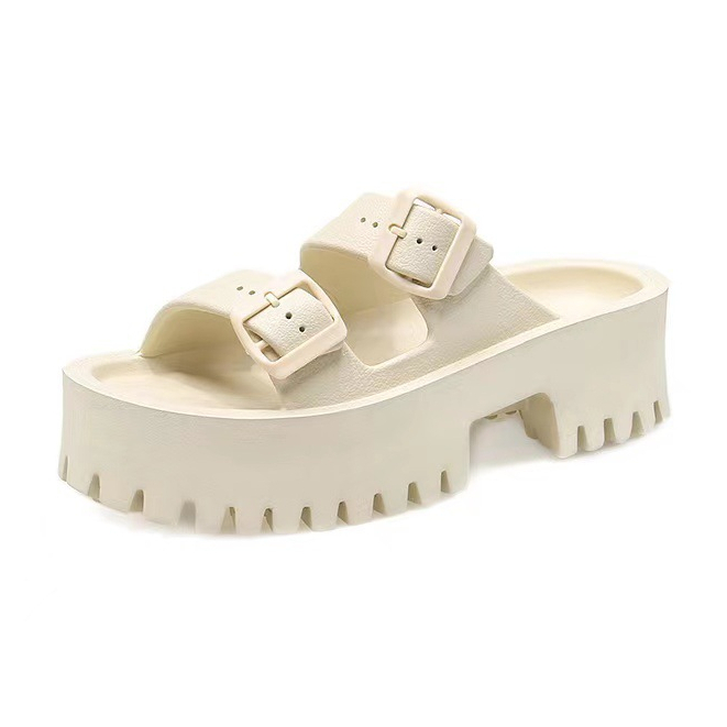 Dép sục bánh mì nữ quai ngang 2 quai đế dày CK262 fullbox