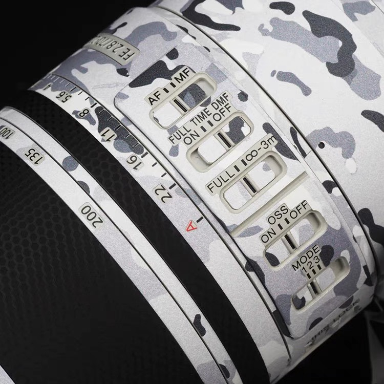 Miếng dán, skin 3M vân nổi 2080 cho ống kính Sony, Sony 70-200 F4, Sony 70-200 F2.8 GM, 70-200 F4 II...