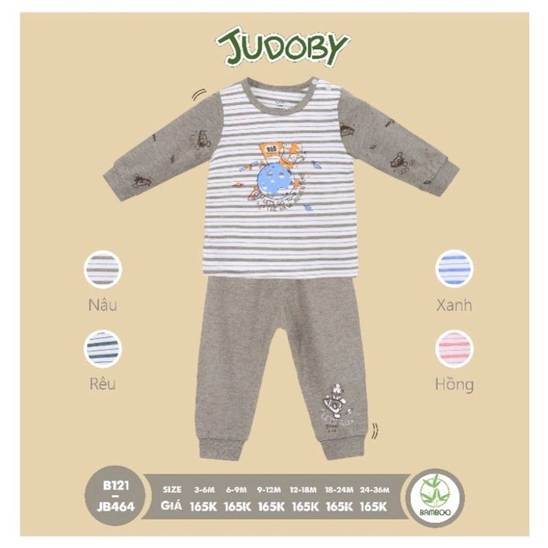 Bộ dài tay Judoby, Dokma cài vai nhiều mẫu cho bé trai JB146, JB464, JB462