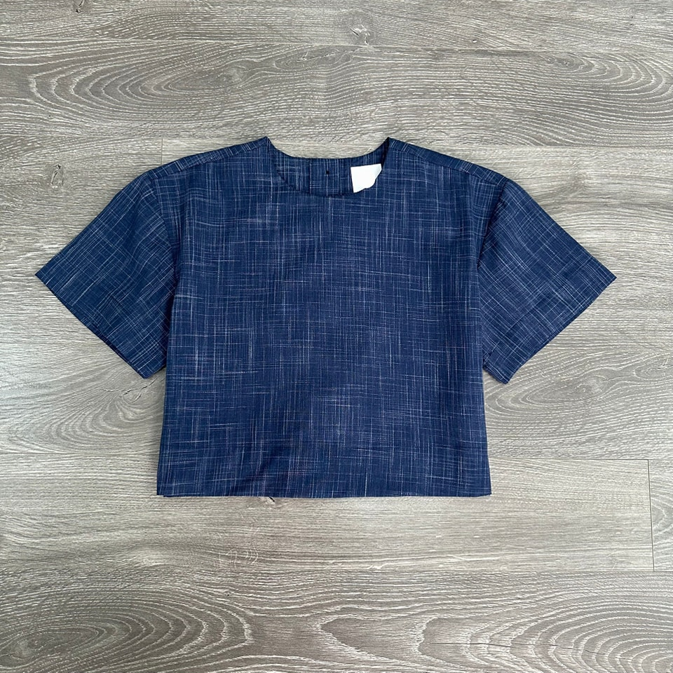 Áo H//D PARIS cài cúc sau TN KAMI