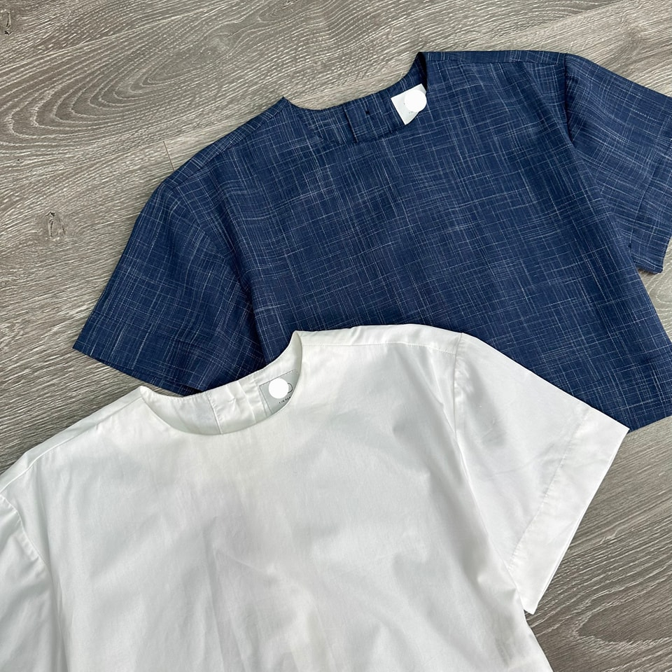 Áo H//D PARIS cài cúc sau TN KAMI