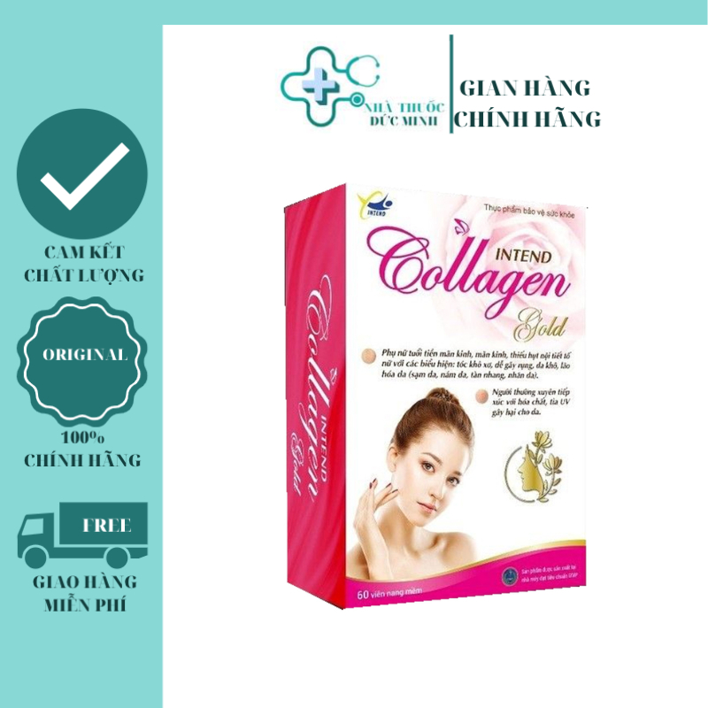INTEND COLLAGEN GOLD - Hộp 30 viên