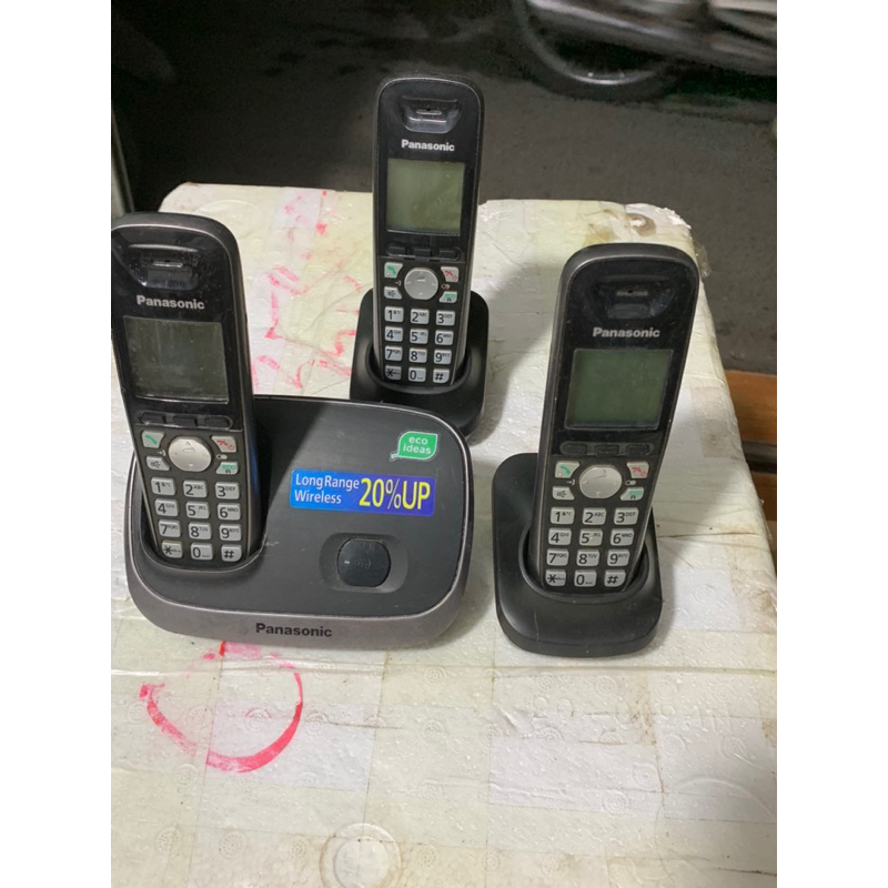 Điện thoại cố định kéo dài Panasonic KX TG5511 mẹ bồng con  1/2/3 tay con