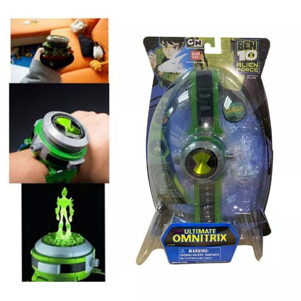 Đồ chơi đồng hồ Ben 10 chiếu đèn và có mô hình
