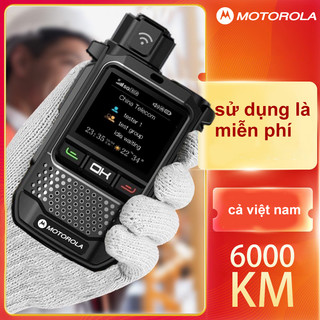 Bộ đàm motorola r650 không giới hạn khoảng cách liên lạc nội bộ thời gian chờ dài di động hơn 5000 km bộ đàm 4g 5g