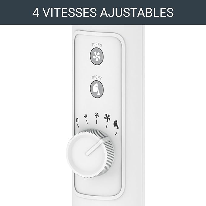 Quạt cây Rowenta VU5840 Nội Địa Đức, Quạt Cây Thông Minh Nhiều Chế Độ Làm Mát, Quạt Đứng Cao Cấp GermanySnT 320004