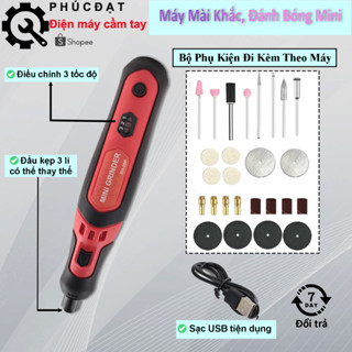 Máy mài khuôn mini 28P.Máy mài khắc đa năng 3 tốc độ quay, Máy mài cầm tay máy mài mini máy khoan cắt sạc pin