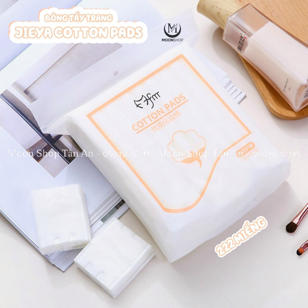 BÔNG TẨY TRANG MFM 3 LỚP COTTON 222 MIẾNG