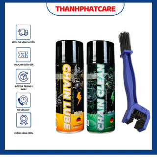 Combo SPRAYKING xịt DƯỠNG sên và RỬA sên SPRAYKING Tặng kèm BÀN CHẢI vệ sinh cao cấp