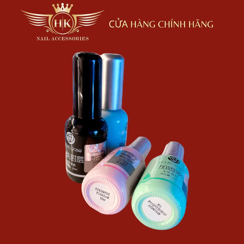 Base top hoa hồng HK NAIL ACCESSORIES chính hãng