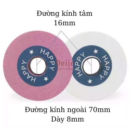 Đá Mài Happy, Đá Mài Lạng Da, Đá Mài Dao Máy Xén 70x16x8mm