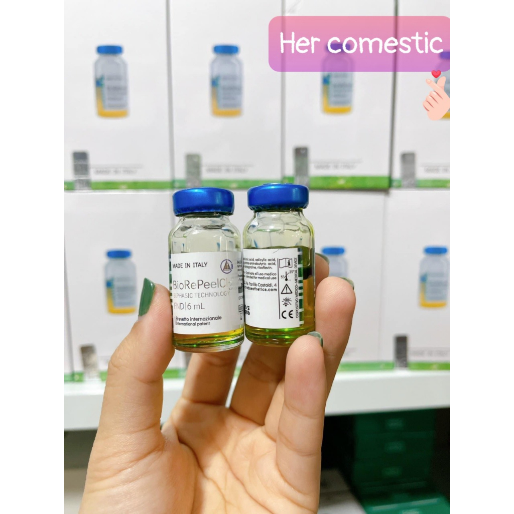 Tinh chất Peel căng bóng giảm mụn trẻ hoá da B.ioreP.eel Cl3 lọ 6mll
