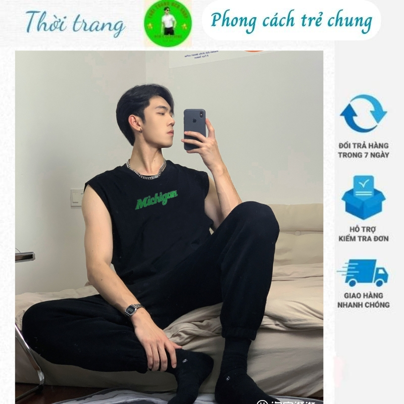 Áo ba lỗ nam Tanktop - Áo sát nách nam - Thấm hút mồ hôi tốt