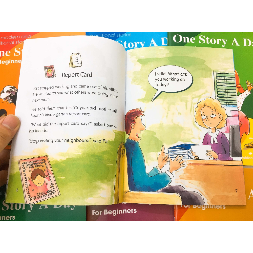 Sách - One Story a Day level 1 - bộ 12 cuốn (quét mã lấy file nghe hoặc shop gửi link Mp3) | BigBuy360 - bigbuy360.vn
