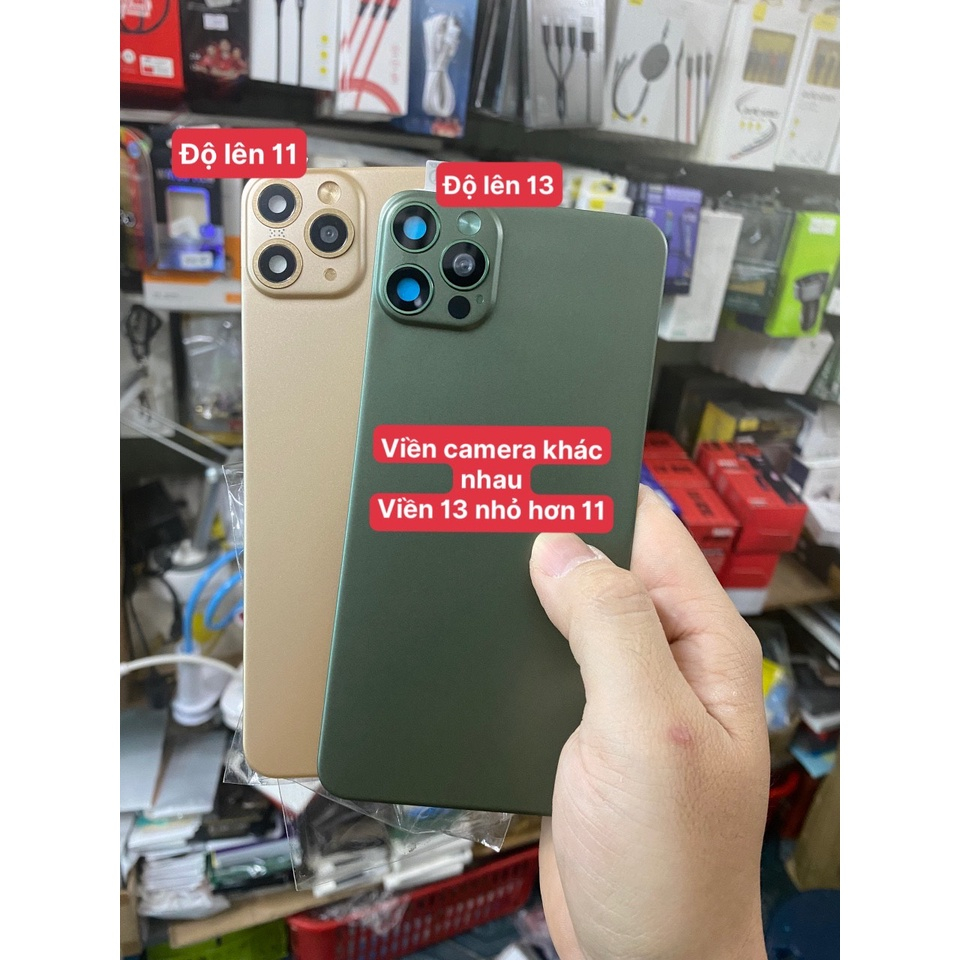 Miếng dán độ full lưng + camera dành cho IP X/Xs/Xr/Xs Max thành IP 13/13 Pro/ 13 Promax
