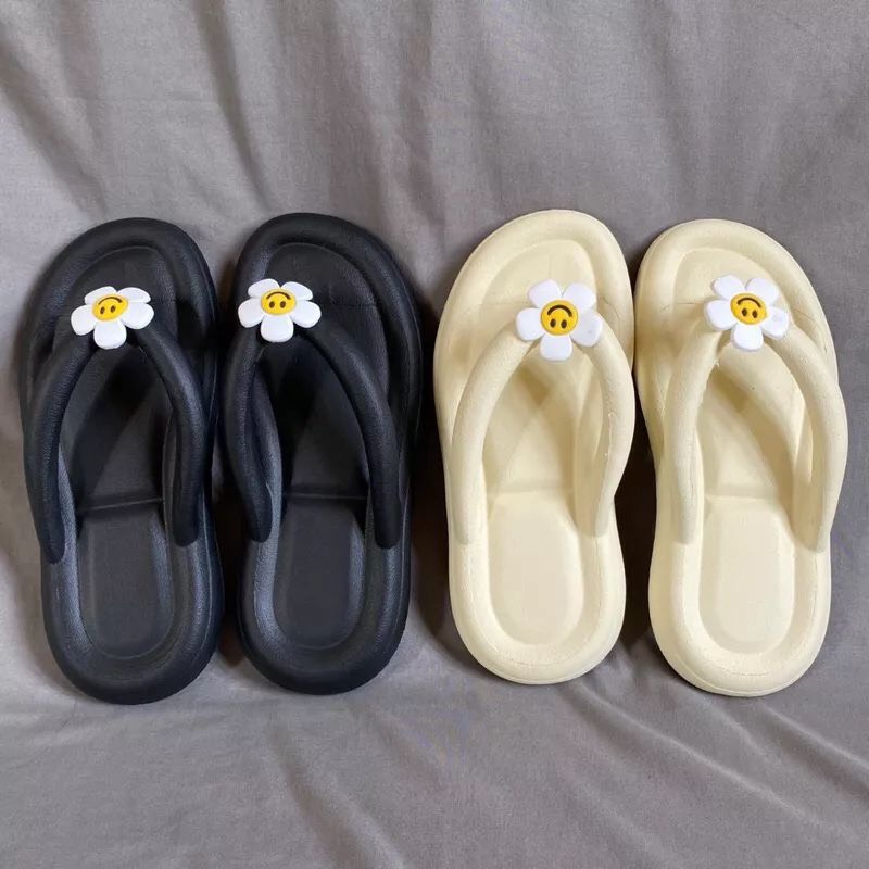 Lainiki Dép xỏ ngón, dép tông, dép kẹp hoa thời trang đi biển siêu nhẹ 023 hoa