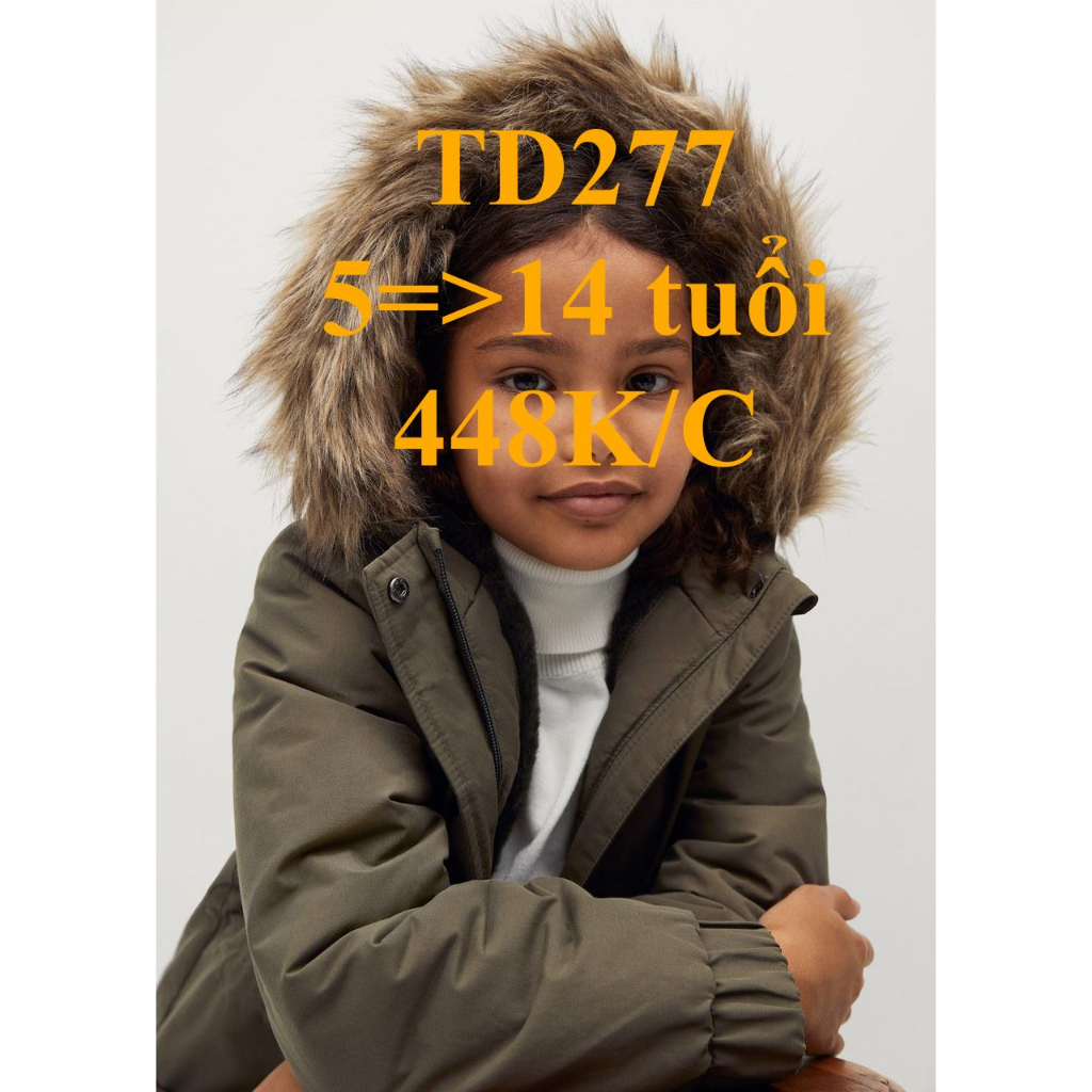 * Mã TD277: Áo Phao Parka Lót Lông Cừu BG VNXK. BC 8151