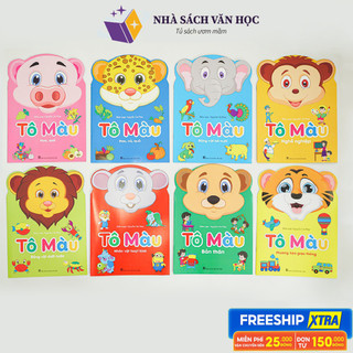 Sách Bé Tô Màu 8 Chủ Đề Bộ 8 Quyển Tô Màu Gấu