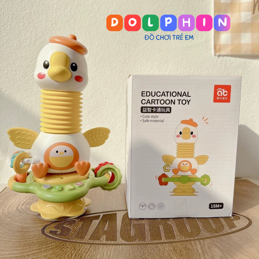 ĐỒ CHƠI CON VỊT MONTESSORI ĐỂ BÀN CHO BÉ ĂN DẶM