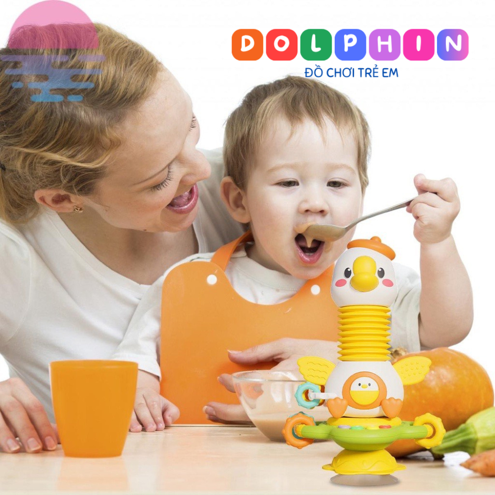 ĐỒ CHƠI CON VỊT MONTESSORI ĐỂ BÀN CHO BÉ ĂN DẶM