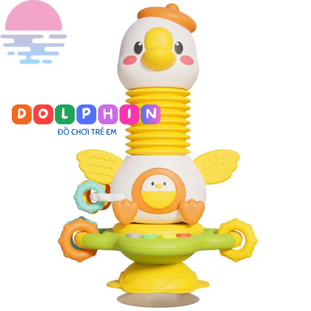 ĐỒ CHƠI CON VỊT MONTESSORI ĐỂ BÀN CHO BÉ ĂN DẶM