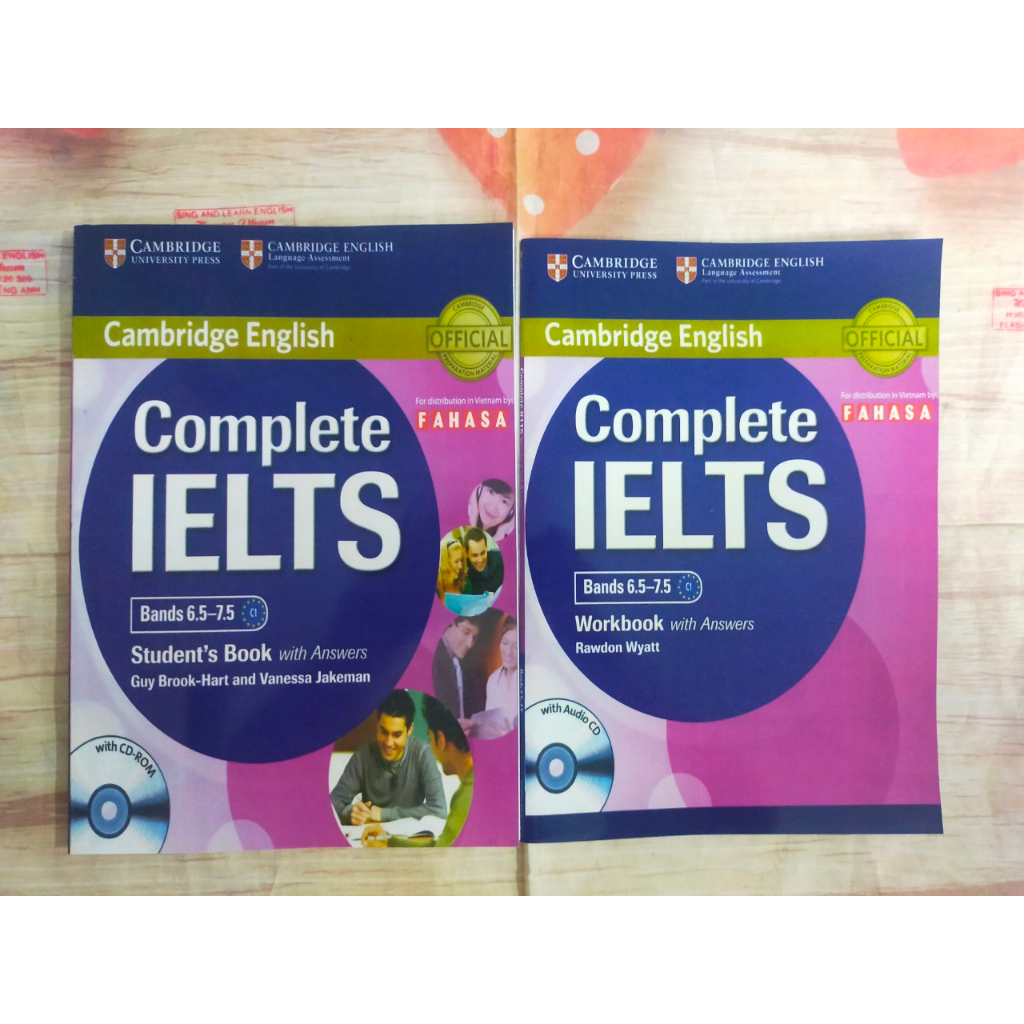 Bản đẹp Complate IELST band 4 - 7.5 chọn tùy ý từng cấp độ