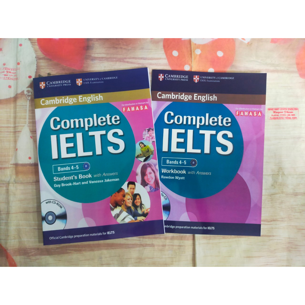 Bản đẹp Complate IELST band 4 - 7.5 chọn tùy ý từng cấp độ