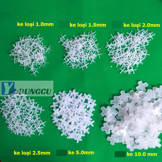  Ke Chữ Thập Dấu Cộng Căn Ron Gạch  1kg  – Ke Gạch Ốp Lát Định Vị Khoảng Cách 1–10mm Dễ Dùng Giá Rẻ 