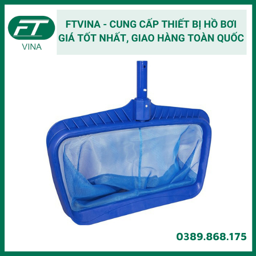 Vợt rác hồ bơi, hớt rác, thiết bị vệ sinh, loại sâu vành nhựa dày tăng cường, chất lượng cao