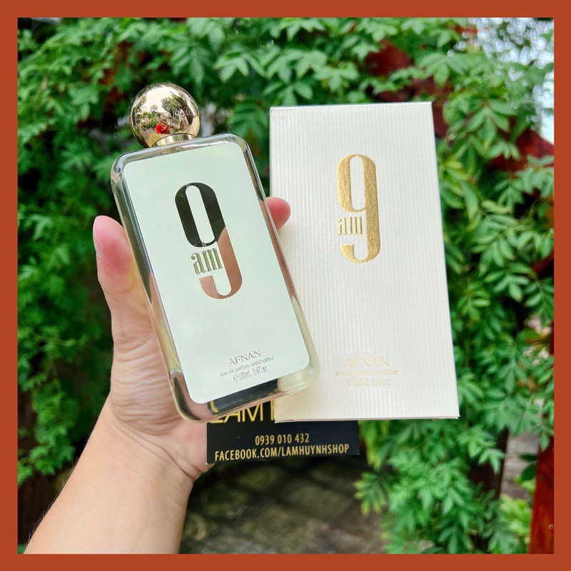 Nước hoa Unisex AFNAN 9AM Trắng 5ml - 10ml