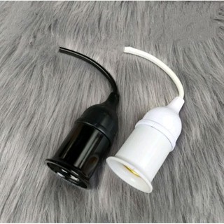 ĐUÔI ĐÈN SỨ E27 CHỊU TẢI CÓ DÂY