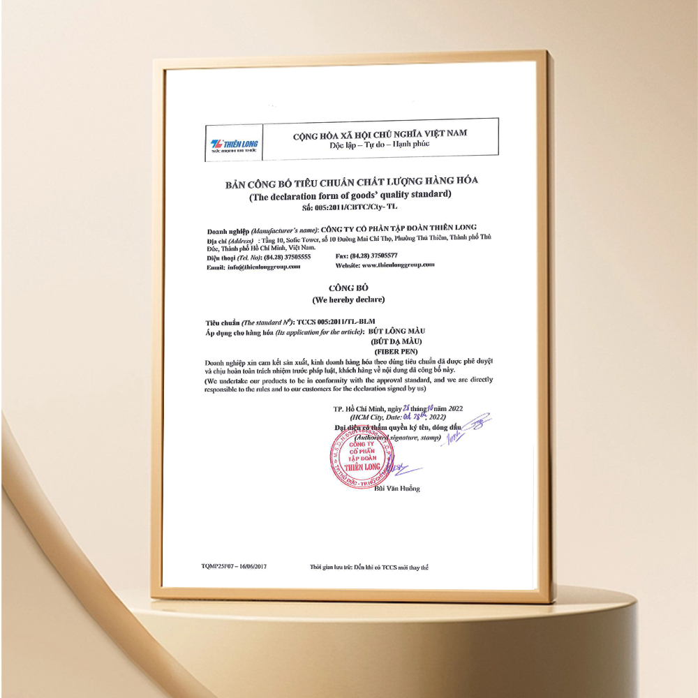 Bút Lông Màu Colokit Retro Washable Fiber Pen Thiên Long SWM-C009 - Bộ 20 Màu - Viết Nét Thanh Nét Đậm - Màu Rửa Được