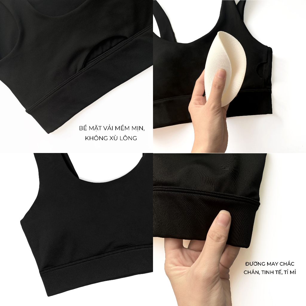 Set Bộ Đồ Tập Gym,Yoga,Aerobic Nữ Reeta Áo Có Mút Ngực,Quần Dài Lưng Cao Chất Vải Co Dãn,Thoáng Khí