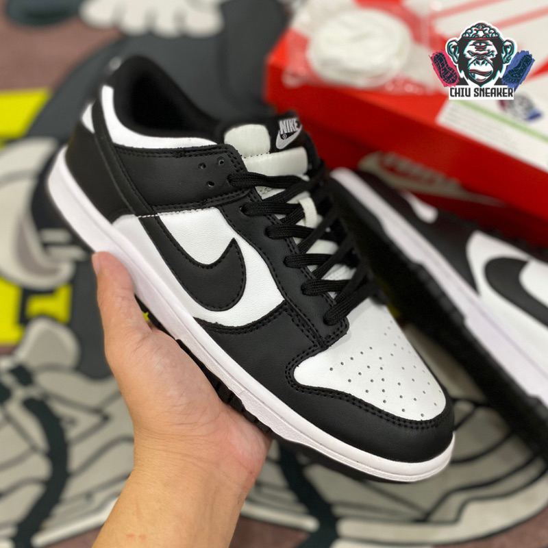 Giày sneaker nam nữ Sb dunk low panda black white phiên bản cao cấp giày dunk cổ thấp đen trắng
