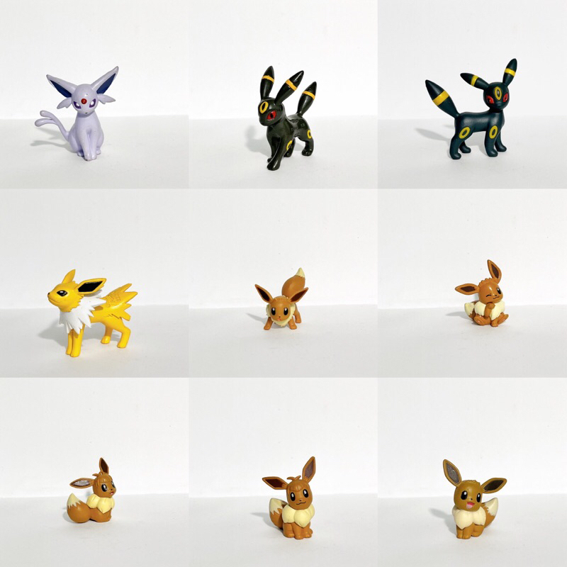TỔNG HỢP TOMY, BANDAI EEVEE EVOLUTION - MÔ HÌNH NHẬT BẢN - QUÁI VẬT BỎ TÚI 2