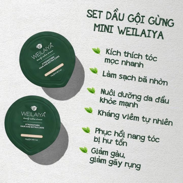 Set gội xả Weilaya Mini