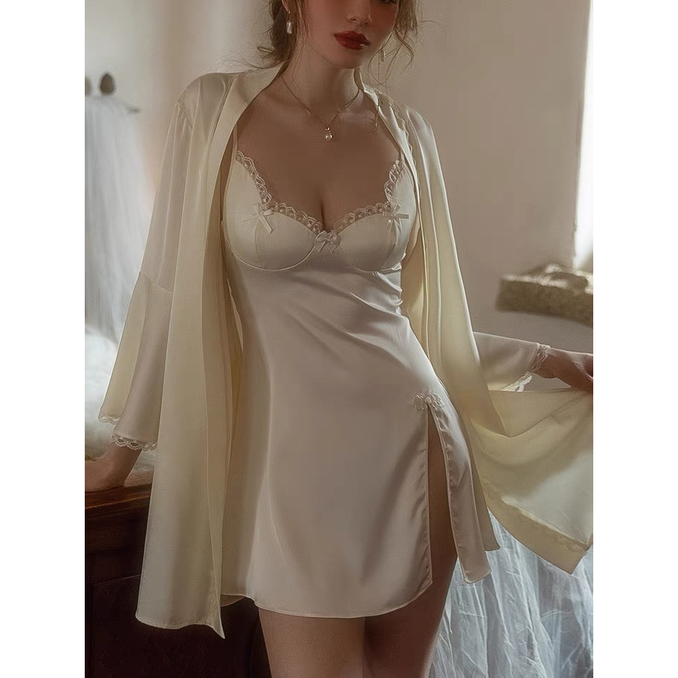 Váy Lụa Nơ Cao Cấp - NOIYLUA