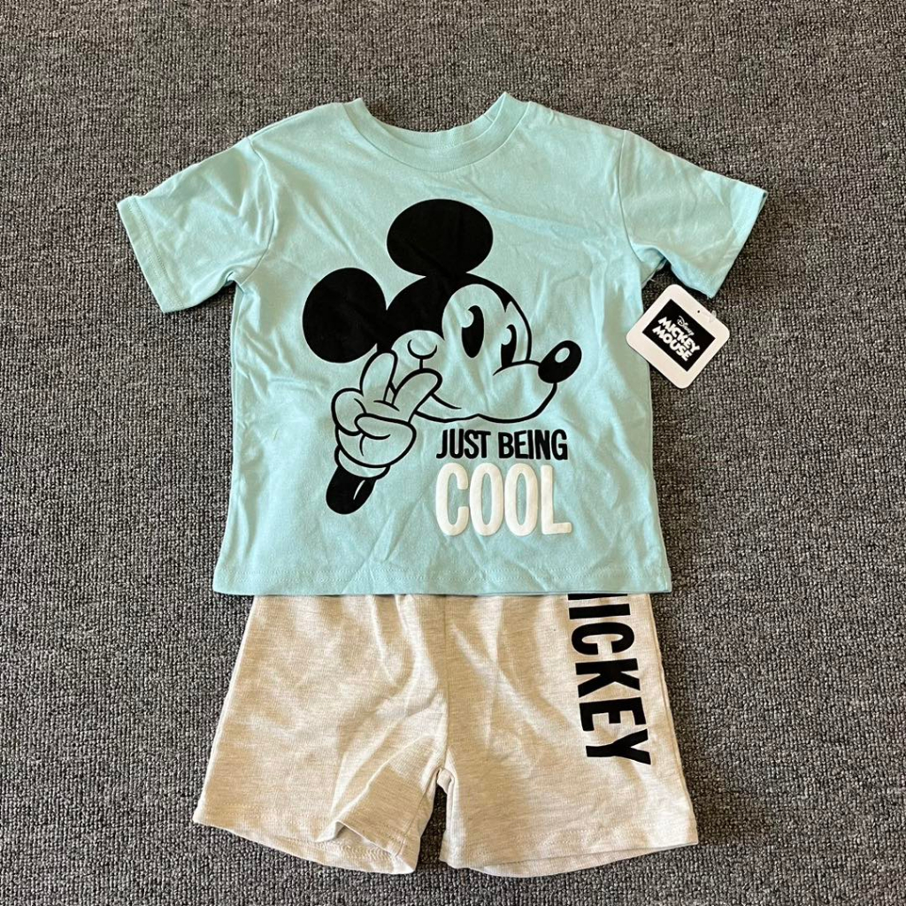 BỘ THUN COTTON MICKEY CHO BÉ XUẤT XỊN